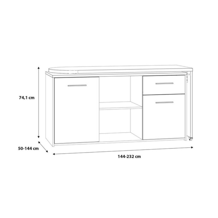 Mesa escritorio multifunción VALKIRIA