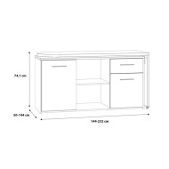 Mesa escritorio multifunción VALKIRIA