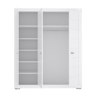 Armario ropero 3 puertas blanco SNOW