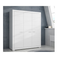 Armario ropero 3 puertas blanco SNOW