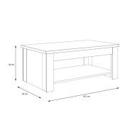 Mesa centro elevable DUMI | Cambia Tus Muebles