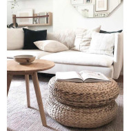 Puff redondo ratán VEGA