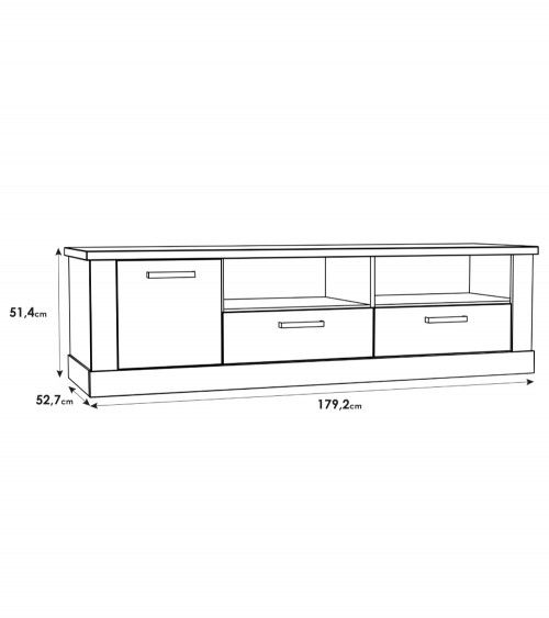 Mueble TV de 180 cm YUKON