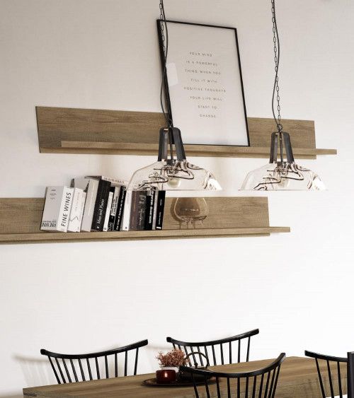 Estante pared estilo rústico YUKON