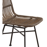 Pack 4 sillas de ratán BANGLI