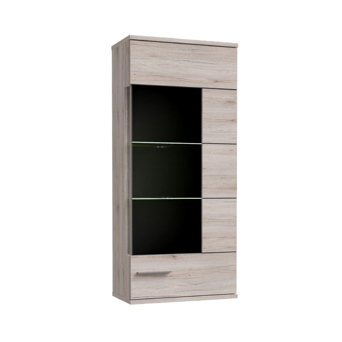 Mueble salón completo JADIEL en Roble Arena y Gris