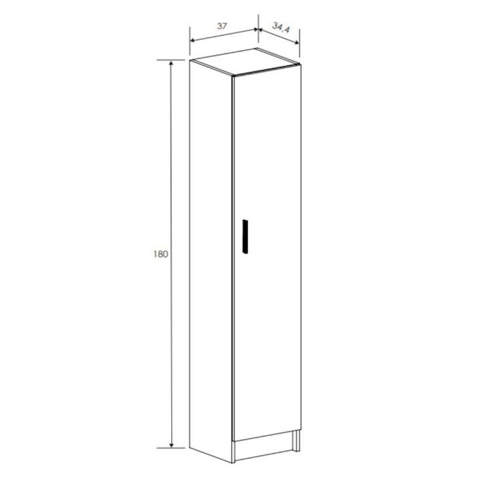 Armario Multiusos 1 Puerta AVA