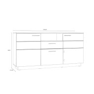 Mueble aparador JADIEL