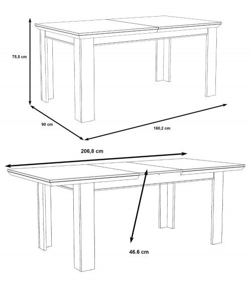 Mesa comedor extensible KAREN