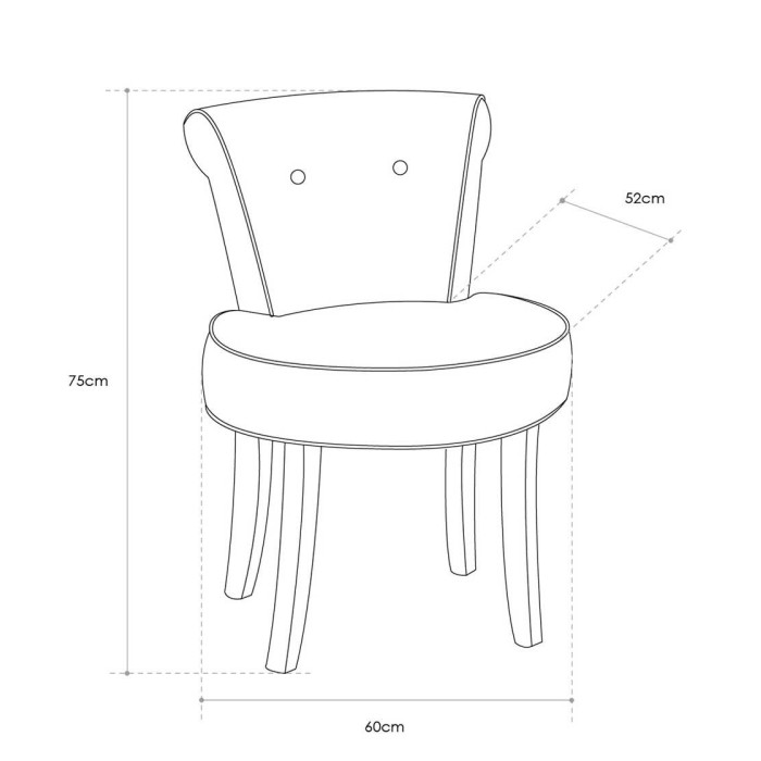 Butaca Nantes, descalzadora, galán de noche