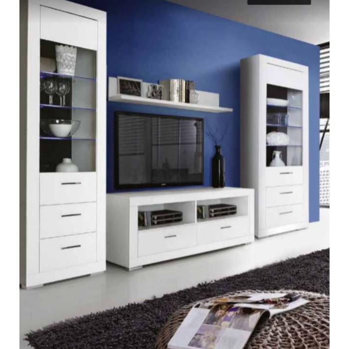 Mueble TV blanco SNOW 156 cm