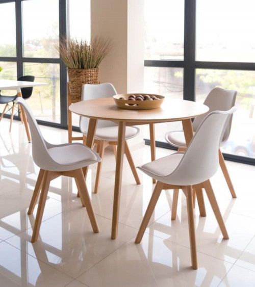 Pack de 4 sillas de comedor o cocina TULIPA