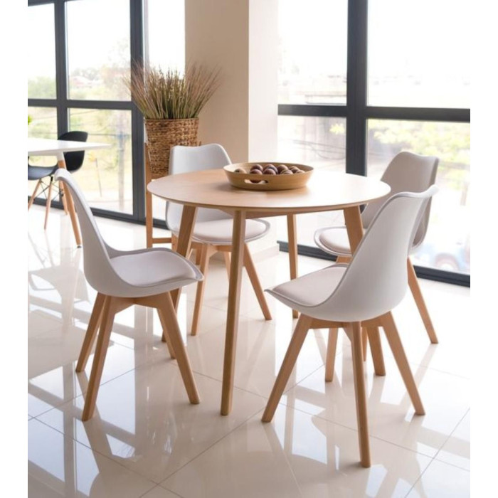 Pack de 4 sillas de comedor o cocina TULIPA