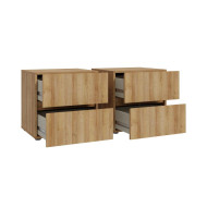 Set de 2 mesitas de noche LENY