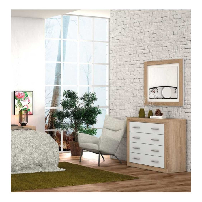 Cómoda dormitorio de 4 cajones JANA