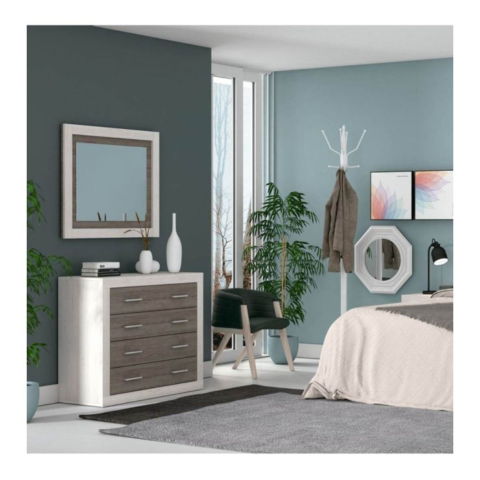 Cómoda dormitorio de 4 cajones JANA