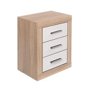 Mesita de noche 3 cajones JANA