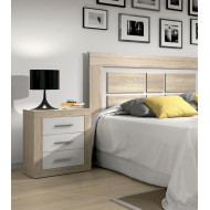 Mesita de noche 3 cajones JANA