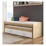 Cama compacta CHASE con cama extra + 2 cajones