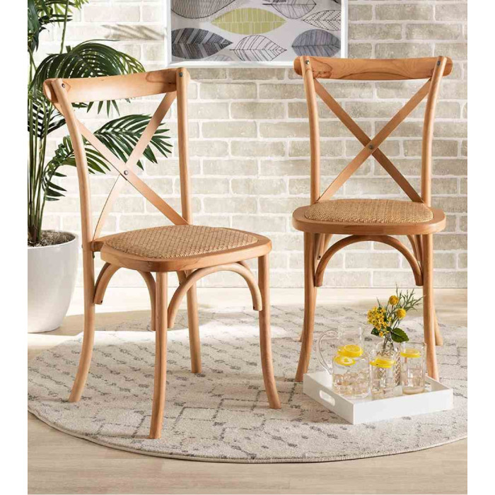 Pack 2 sillas comedor cocina vintage PIPER