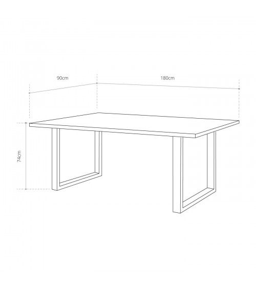 Mesa comedor industrial ULRY