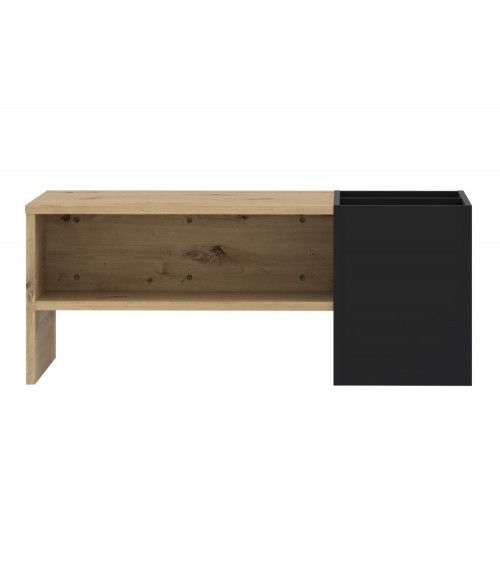 Mesa centro industrial con macetero AOKI