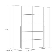 Armario ropero extra grande ARAGON