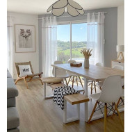 Banco asiento DAREK, banqueta de salón