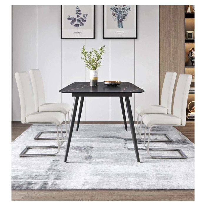 Pack 4 sillas comedor polipiel KIM | Cambia Tus Muebles