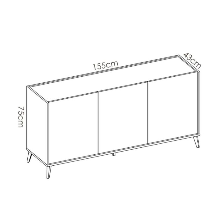 Mueble aparador minimalista NICO