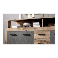 Mueble aparador LUANA 4 puertas 4 cajones