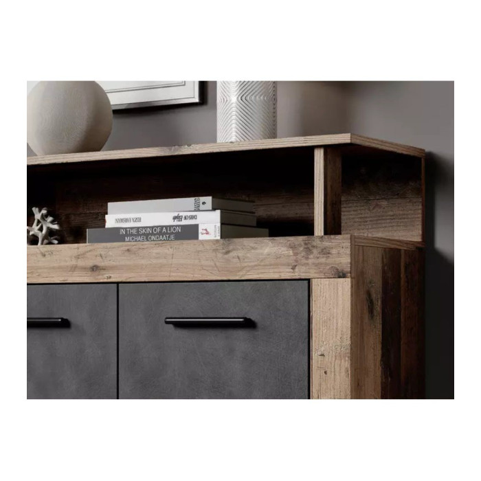 Mueble aparador LUANA 4 puertas 4 cajones