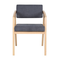 Silla de madera maciza NOVYK