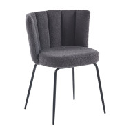 Pack de 4 sillas de comedor de borreguito NERTA