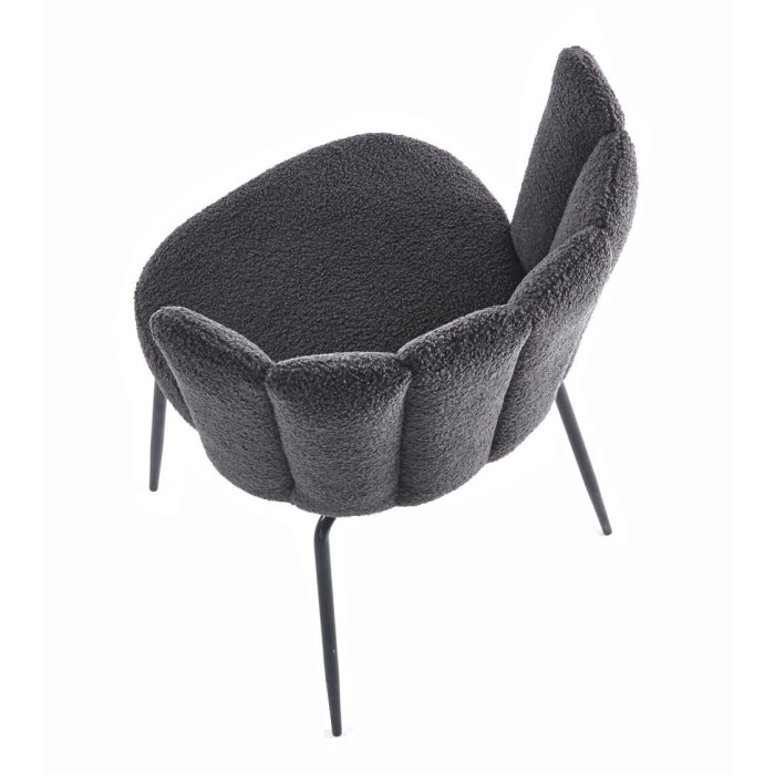 Pack de 4 sillas de comedor de borreguito NERTA