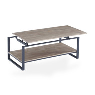 Mesa centro elevable estilo industrial JARED