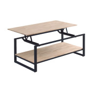 Mesa centro elevable estilo industrial JARED