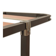 Pack 4 patas de somier cuadradas abrazadera| Cambia Tus Muebles