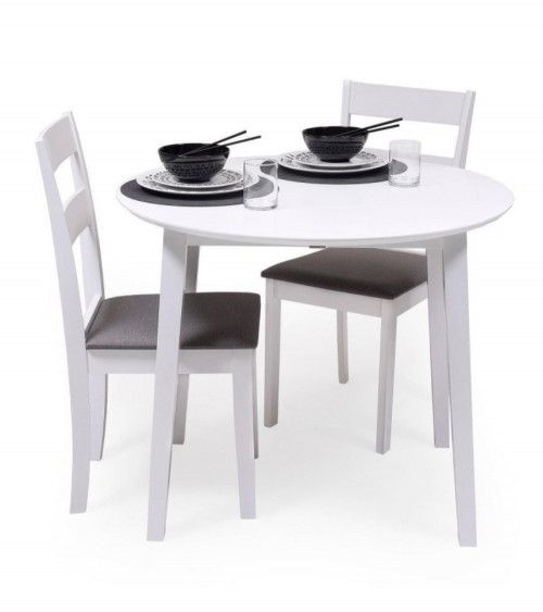 Pack 2 sillas blancas de cocina o comedor Seattle
