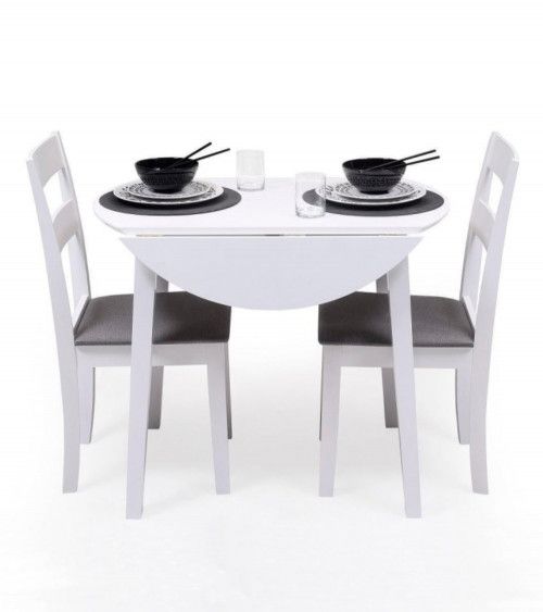 Pack 2 sillas blancas de cocina o comedor Seattle
