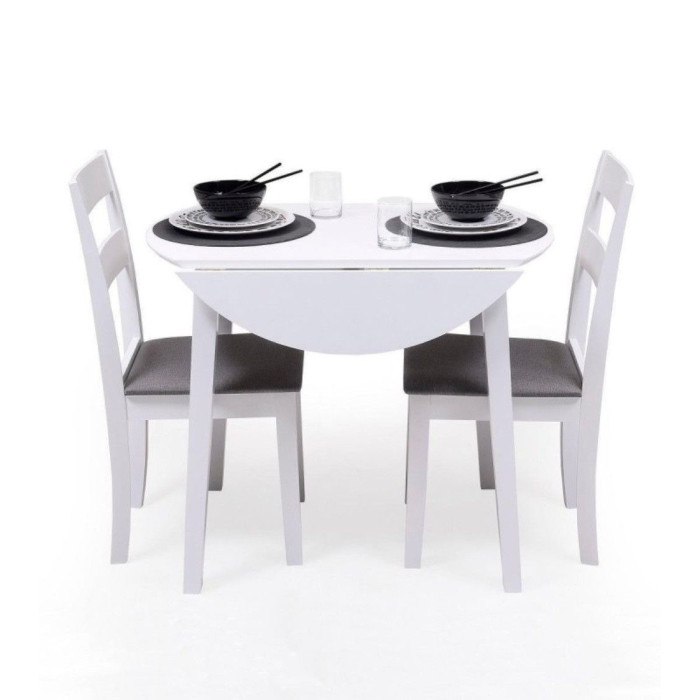 Pack 2 sillas blancas de cocina o comedor Seattle