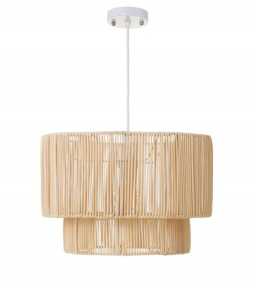 Lámpara de techo TEVA, diseño ratán | Cambia Tus Muebles