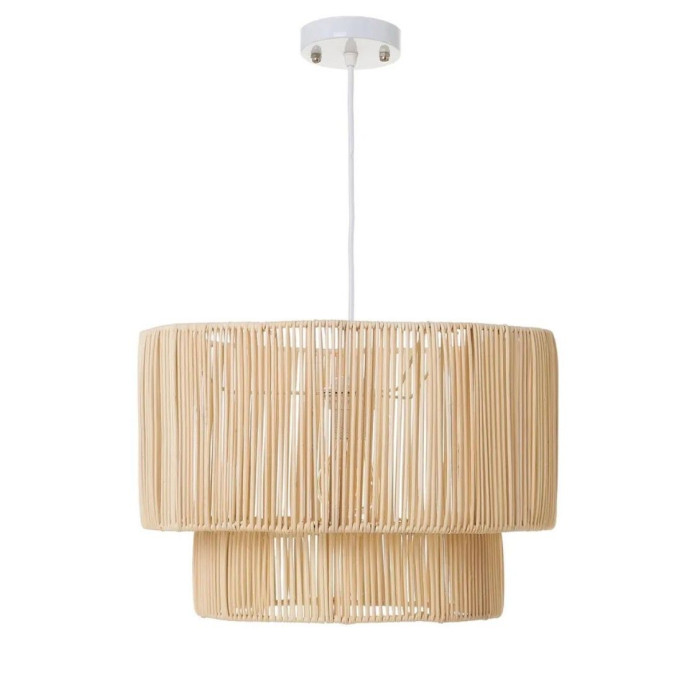 Lámpara de techo TEVA, diseño ratán | Cambia Tus Muebles