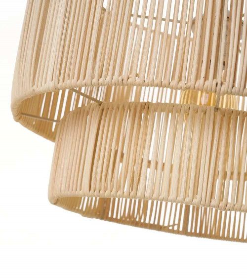 Lámpara de techo TEVA, diseño ratán | Cambia Tus Muebles