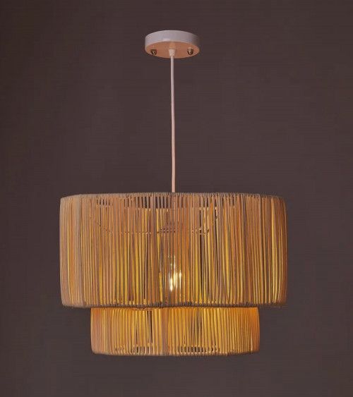 Lámpara de techo TEVA, diseño ratán | Cambia Tus Muebles