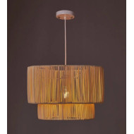 Lámpara de techo TEVA, diseño ratán | Cambia Tus Muebles