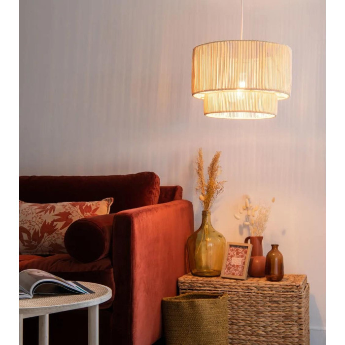 Lámpara de techo TEVA, diseño ratán | Cambia Tus Muebles