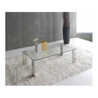 Mesa centro rectangular cristal CANNES