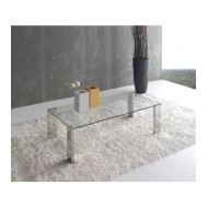 Mesa centro rectangular cristal CANNES