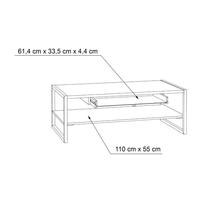 Mesa centro industrial FRANK